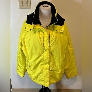 Fera Skiwear Women’s Thermolite Winter Puffer Ski Jacket Insulated Hooded Sz 14